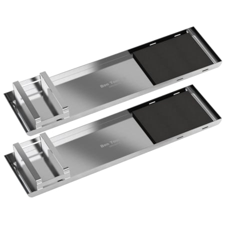 Bon Tool Bon 12-605 Knee Boards, Stainless Steel, W/ Knee Pads (Pr) 12-605